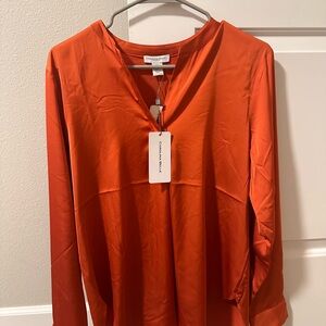 Carolina Belle Vivid Orange Women's Blouse